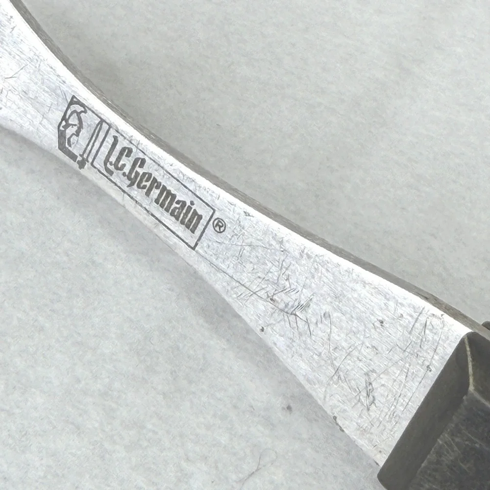 LC‎ Germain Meat Carving Fork Stainless Steel Wood Handle Triple Rivet Japan